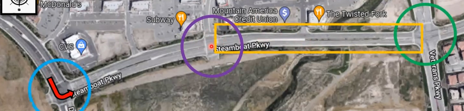 Steamboat Pkwy Google Map