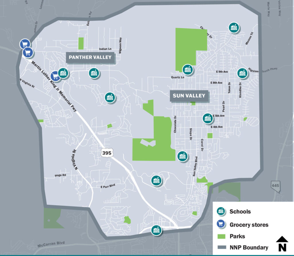 Sun Valley Panther Valley Area Map